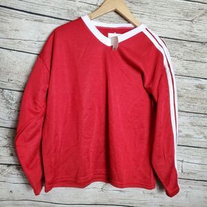 Express Athletique Red Long Sleeve Sweatshirt Size Medium NWOT